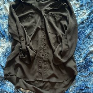 Iz Byer Elegant Black Blouse